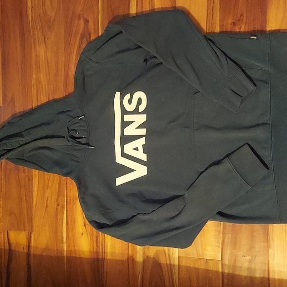 Vans Off the Wall forest green hoodie |M| - Picture 1 of 8